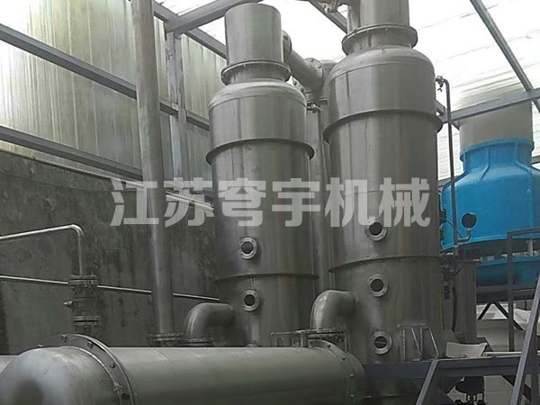 1000kg双效卧式加热蒸发器