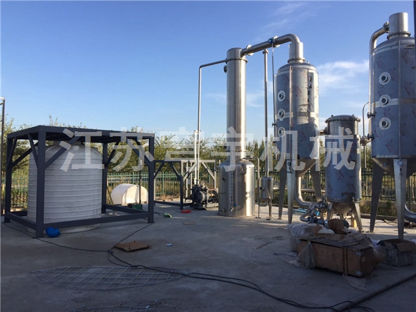 1500kg双效侧循环蒸发器