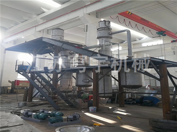 800kg双效降膜蒸发器